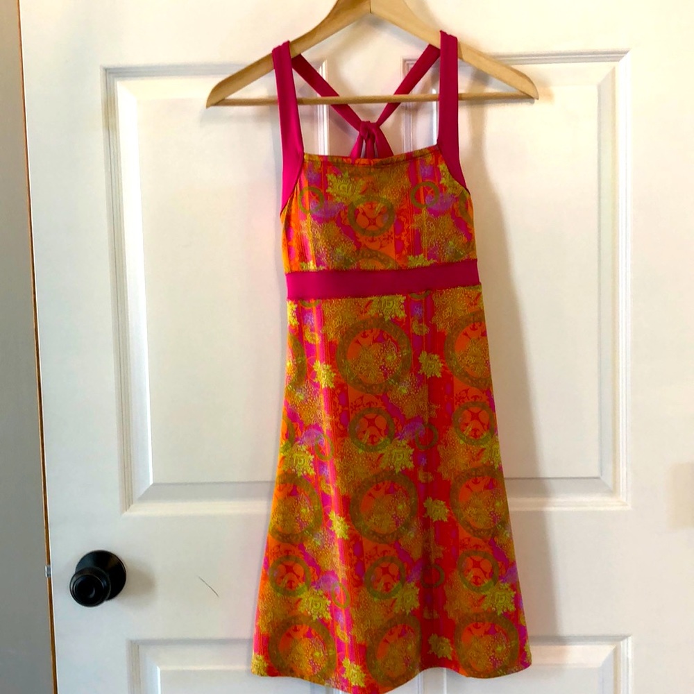 COPY - Soybu pink & orange dress - XS